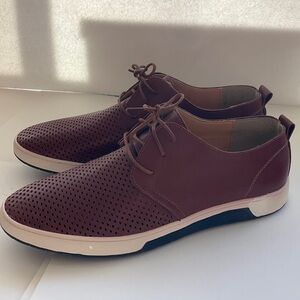 Elegant Brown Perforated Men's Oxfords